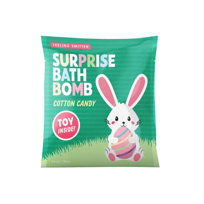 Easter Cotton Candy Surprise Bath Bomb by Feeling Smitten