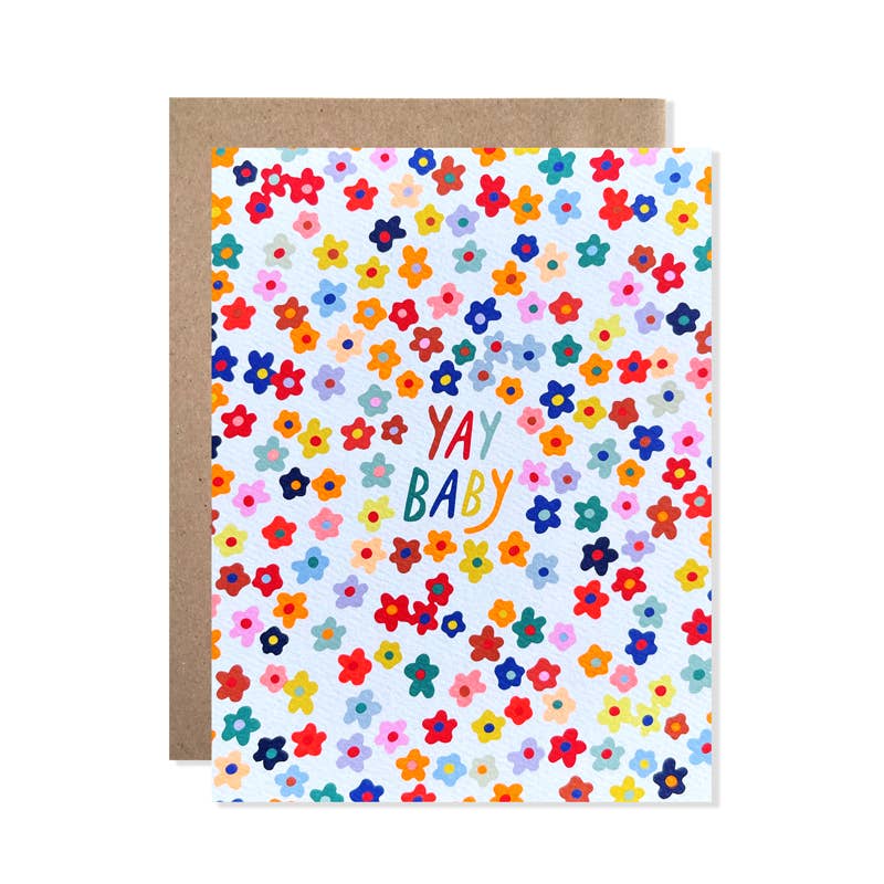 Yay Baby Daisies Card by Hartland Cards