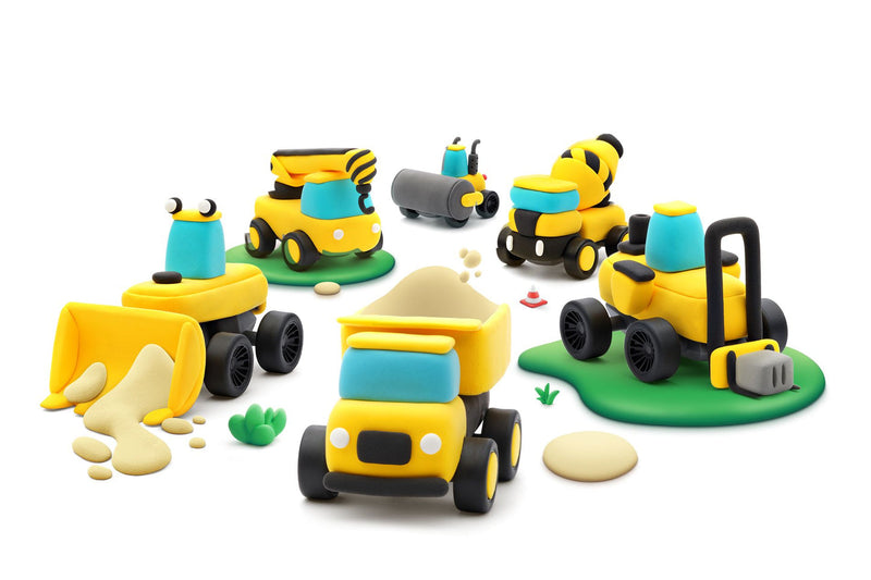 Hey Clay - Construction Vehicles by Fat Brain Toys