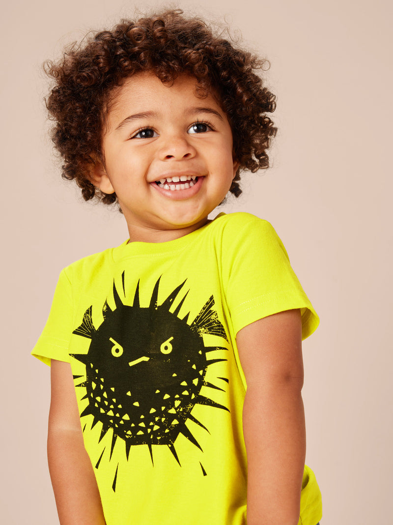 Puffer Fish Graphic Tee - Highlighter by Tea Collection FINAL SALE