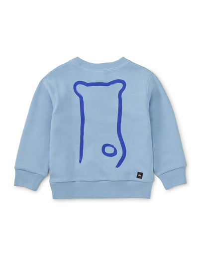 Bear Face Baby Popover - Scenic Blue by Tea Collection