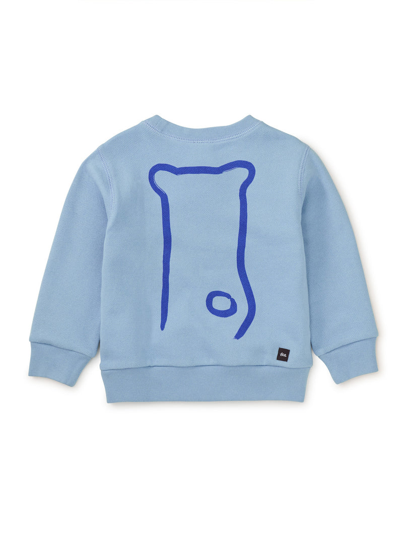 Bear Face Baby Popover - Scenic Blue by Tea Collection