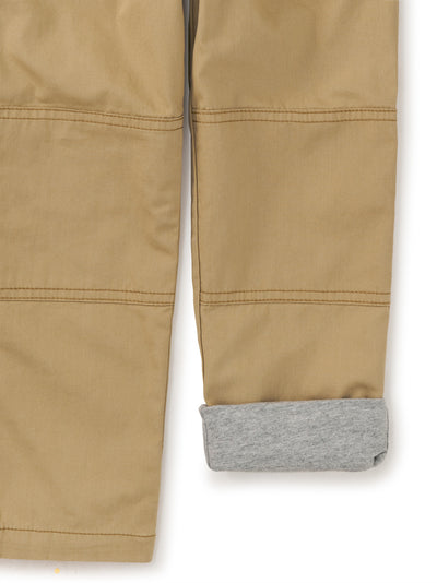 Cozy Does It Lined Pants - Dune Grass by Tea Collection