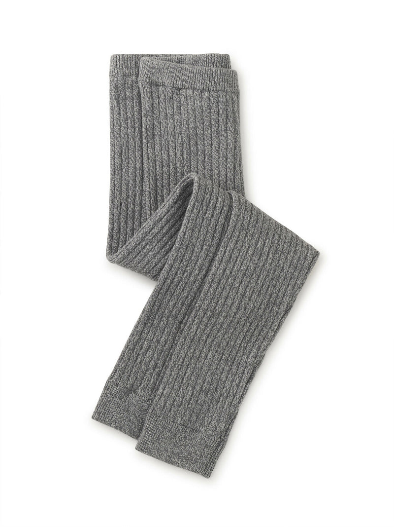 Marled Sweater Leggings - Medium Heather Grey by Tea Collection