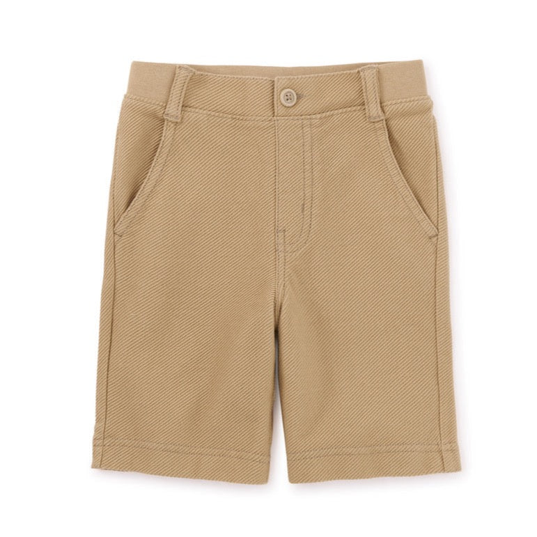 Twill Destination Shorts - Sandstone by Tea Collection FINAL SALE