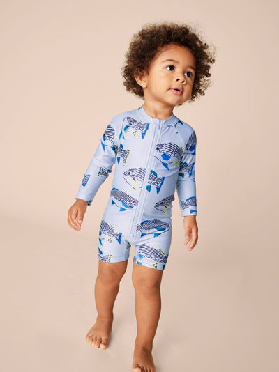 Rash Guard Baby Swimsuit - Malindi Sharks by Tea Collection FINAL SALE