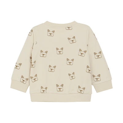 All Over Dog Print Sweatshirt by Minymo