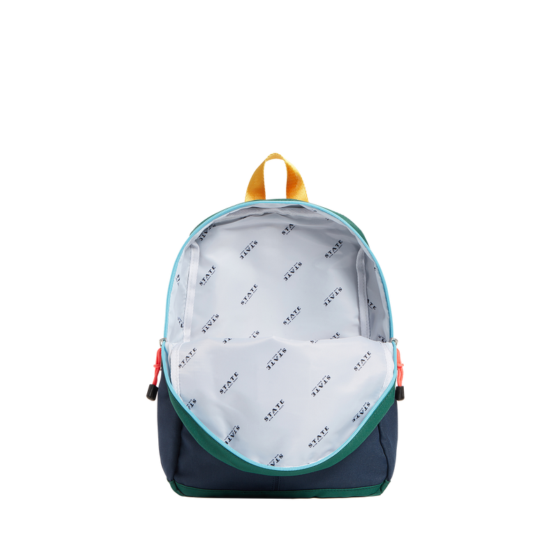 Kane Kids Mini Travel Backpack - Green/Navy by State Bags