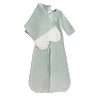 Sage Green Swaddle - Medium/Large (12-17 Lbs) by The Butterfly Swaddle