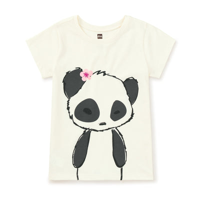 Panda Graphic Tee - Chalk by Tea Collection - FINAL SALE