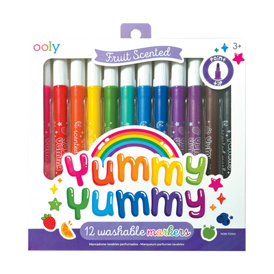 Yummy Yummy Scented Markers - Set of 12 by OOLY