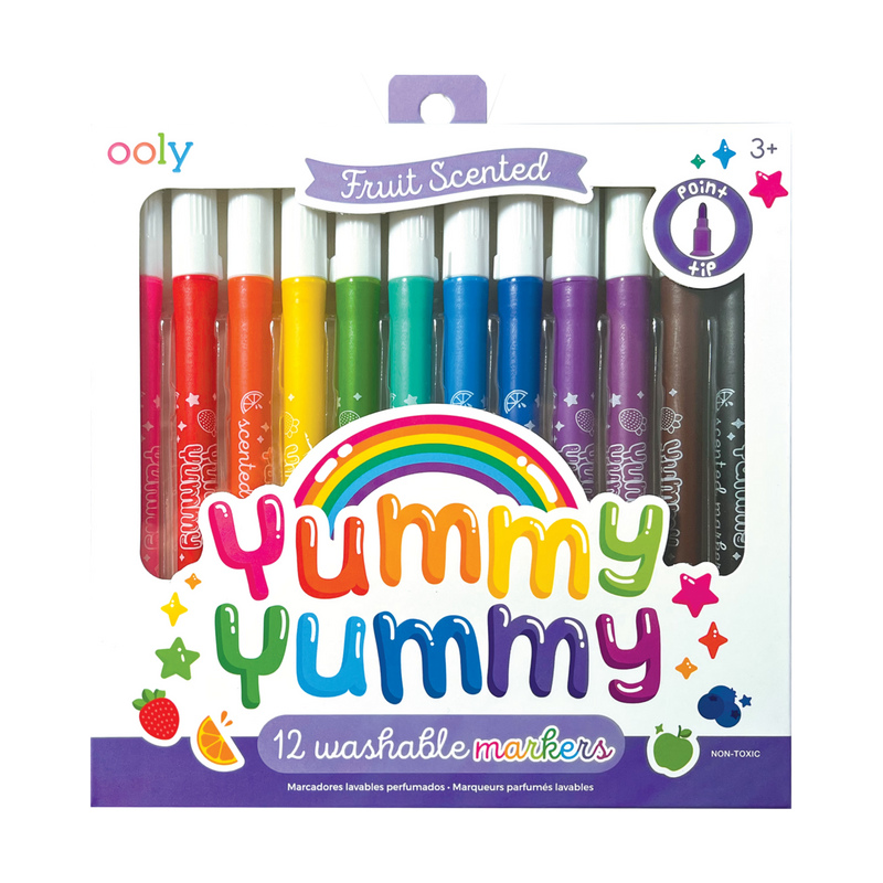 Yummy Yummy Scented Markers - Set of 12 by OOLY