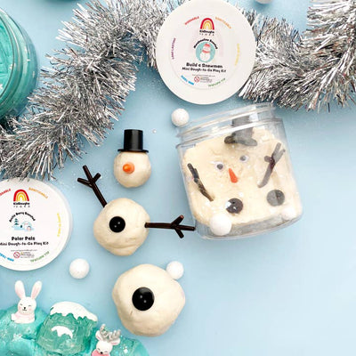 Snowman Mini Dough-To-Go by Earth Grown KidDoughs