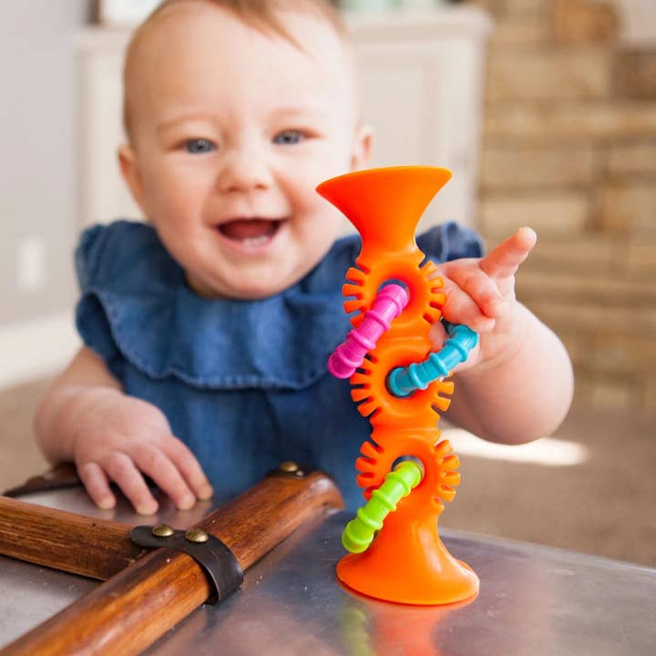 Pip Squigz Loops - Orange by Fat Brain Toys