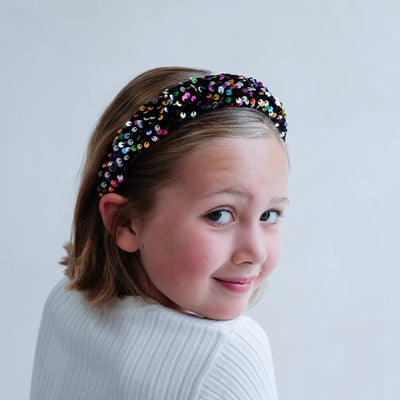 Jazzy Sequin Alice Headband by Mimi & Lula