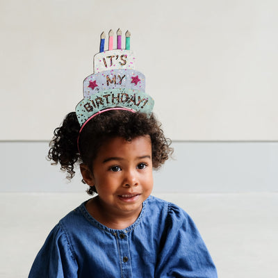 Birthday Cake Headdress by Mimi & Lula