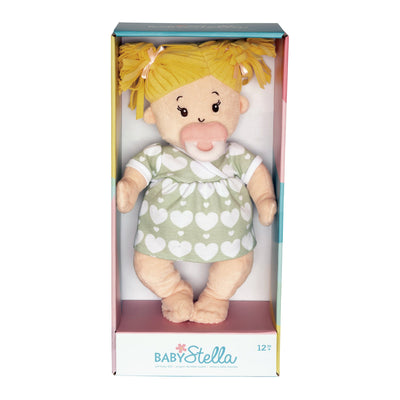 Baby Stella Doll - Peach with Blonde Pigtails by Manhattan Toy