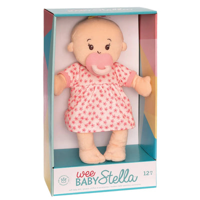 Wee Baby Stella Doll - Peach with Blond Hair by Manhattan Toy