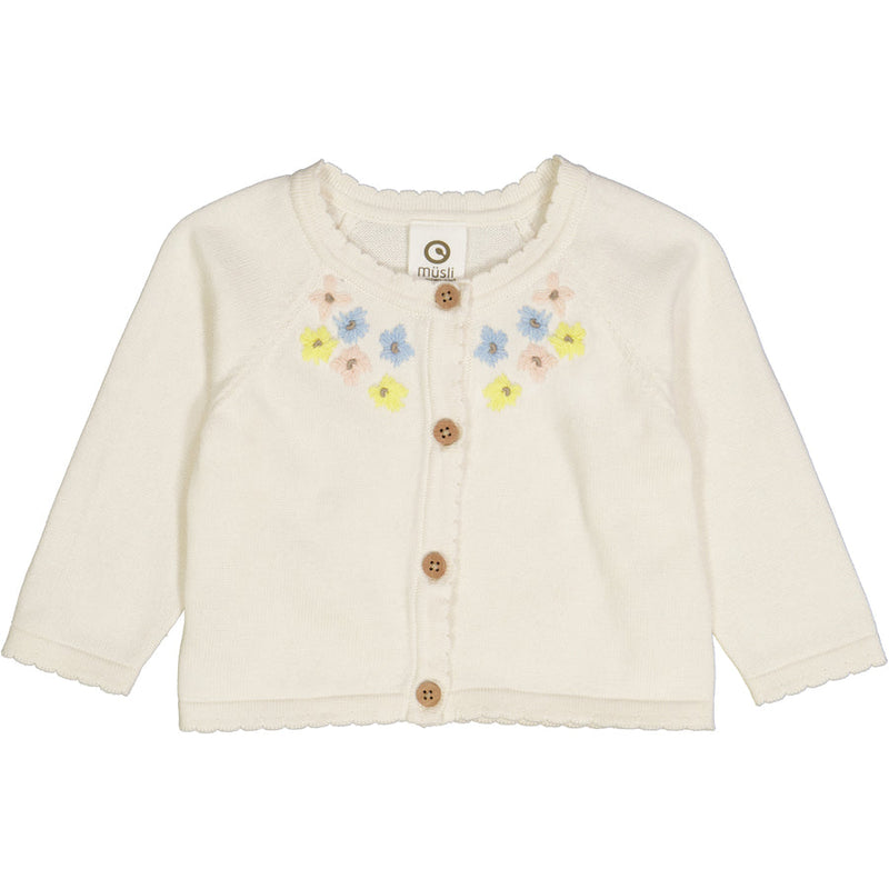 Anemones Knit Cardigan - Balsam Cream by Musli - FINAL SALE