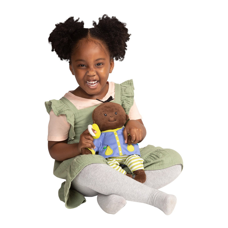 Baby Stella Doll - Brown with Black Hair by Manhattan Toy