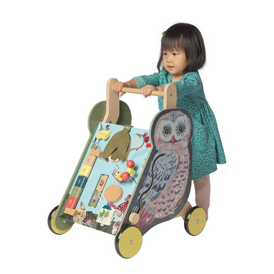 Wildwoods Owl Push Cart by Manhattan Toy