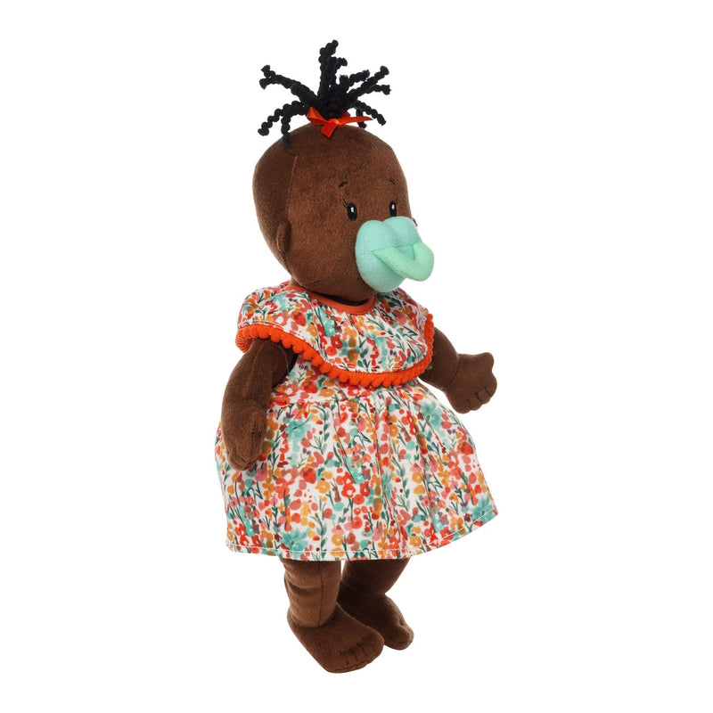 Baby Stella Doll - Brown with Black Wavy Tuft by Manhattan Toy