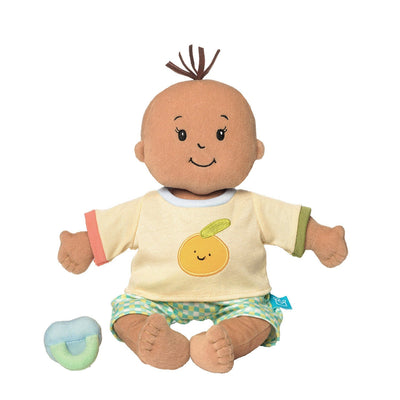 Baby Stella Doll - Beige Doll with Brown Tuft by Manhattan Toy