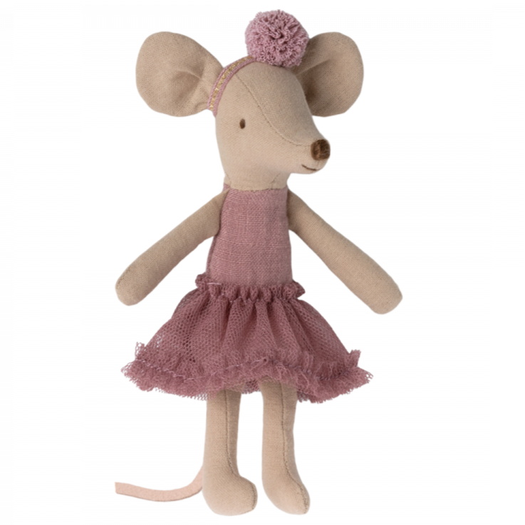 Ballerina Mouse, Big Sister - Heather by Maileg