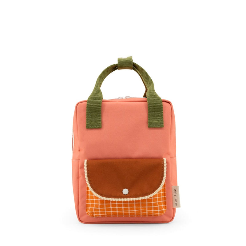 Small Farmhouse Envelope Backpack - Flower Pink by Sticky Lemon