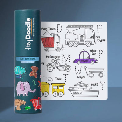 Silicone Reusable Colouring MiniMat by Hey Doodle