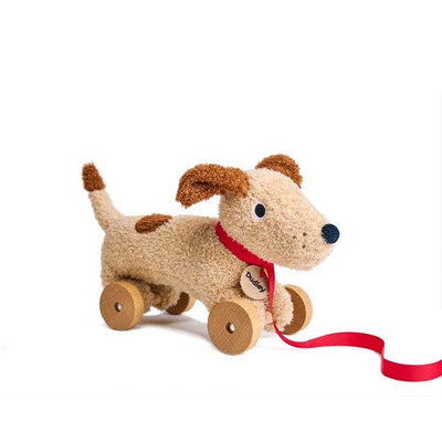 Dudley Dog Pull Along Toy by Threadbare Design