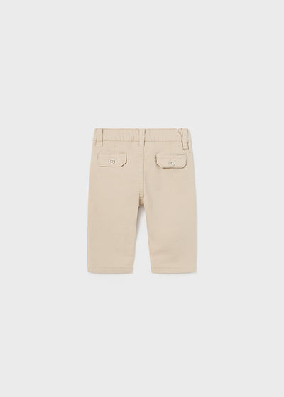 Basic Twill Trousers - Malta Beige by Mayoral FINAL SALE