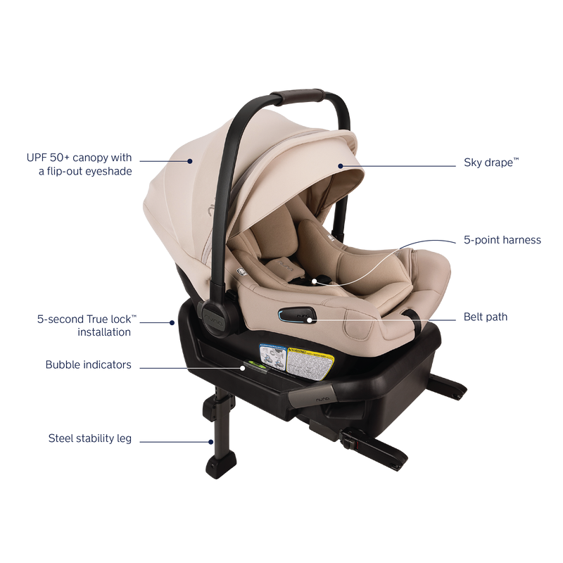 Pipa Aire Infant Car Seat  with Pipa Series Base by Nuna