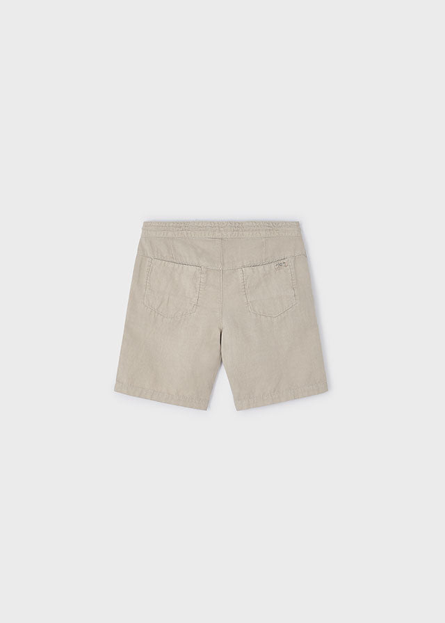 Linen Shorts - Semolina by Mayoral FINAL SALE