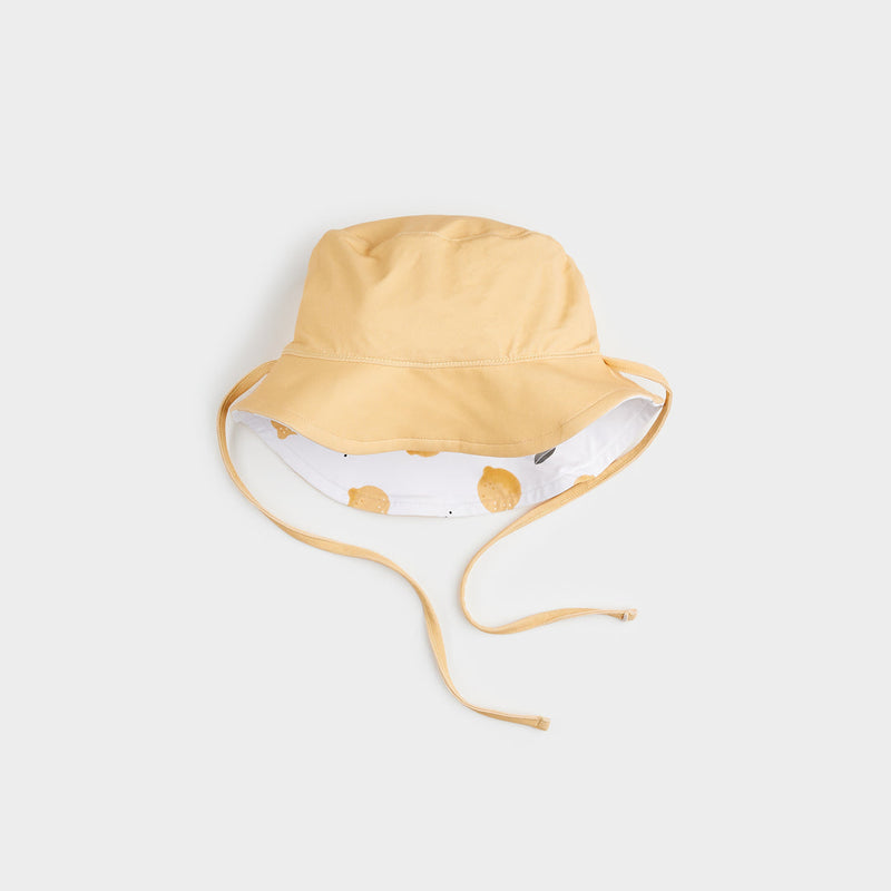 Reversible Sun Hat - Lemon Print by Petit Lem - FINAL SALE