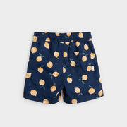 Swim Trunks - Lemon Print on Navy by Petit Lem - FINAL SALE