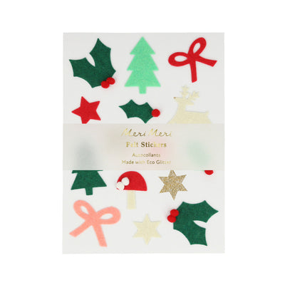 Felt Christmas Icon Stickers by Meri Meri