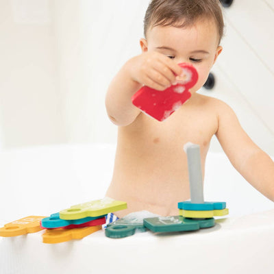 Stacker Tub Hub Bath Toys - Transportation by Bella Tunno