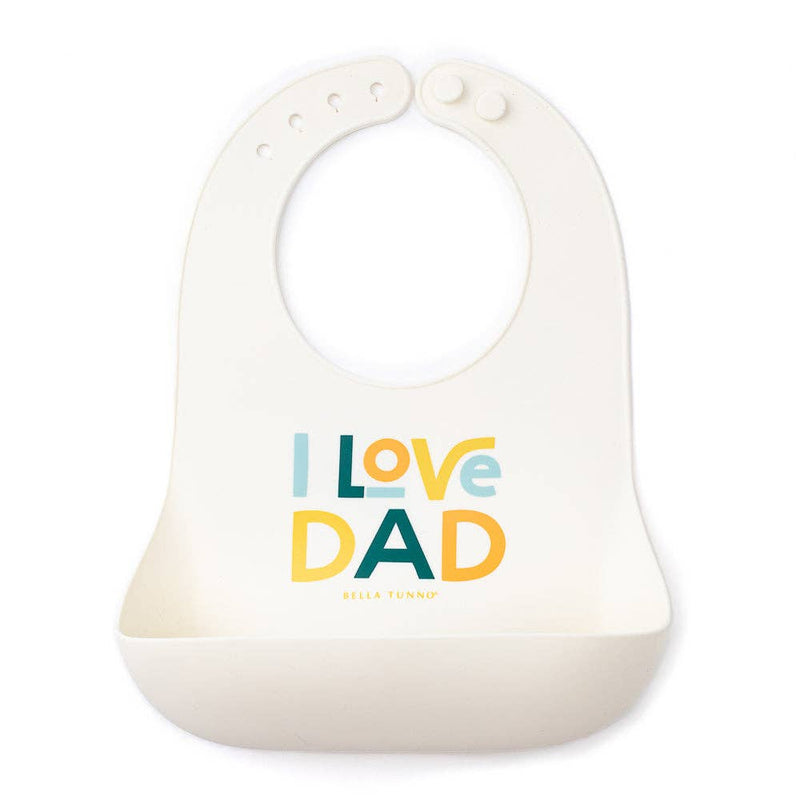 Wonder Bib - I Love Dad by Bella Tunno