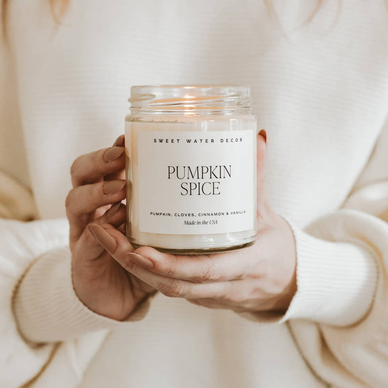 9oz Soy Candle - Pumpkin Spice by Sweet Water Decor