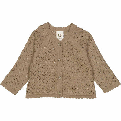 Knit Needle Out Cardigan - Cashew by Musli - FINAL SALE