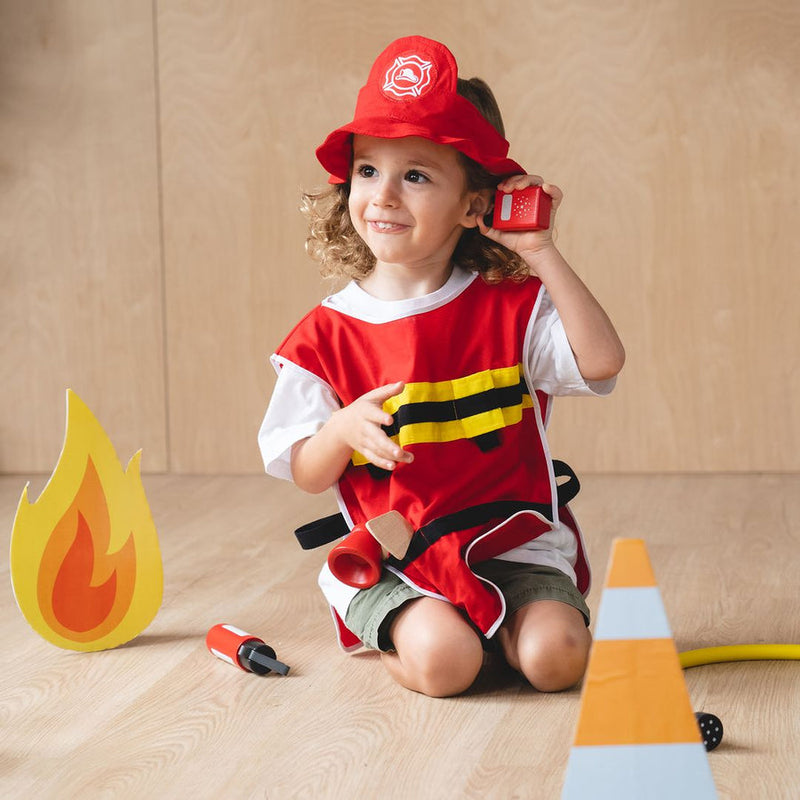 Fire Fighter Play Set by Plan Toys