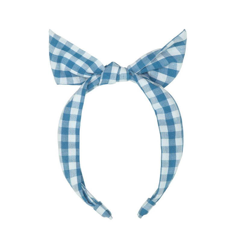 Gingham Picnic Tie Headband by Rockahula Kids