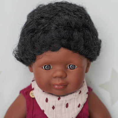 Baby Doll African American Boy 15" by Miniland