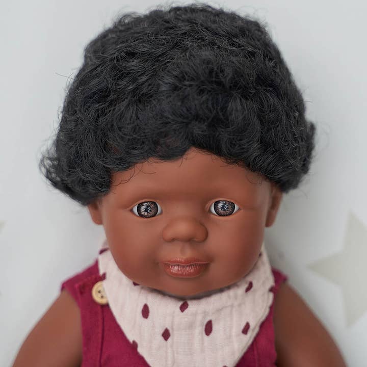 Baby Doll African American Boy 15" by Miniland