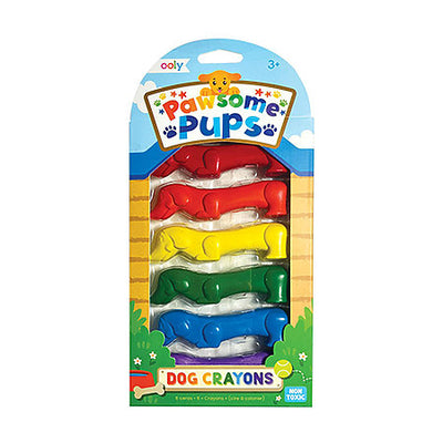 Pawsome Pups Dog Crayons - Set of 6 by OOLY