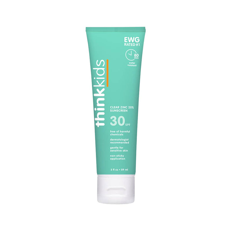 Thinksport Kids Clear Zinc Sunscreen SPF 30 - 3oz by Thinkbaby