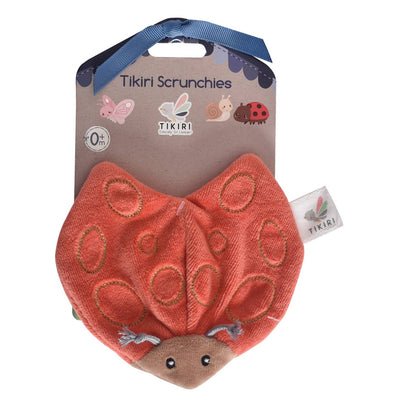 Organic Ladybug Crinkle Toy by Tikiri Toys