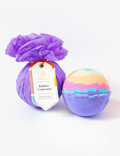 Rainbow Connection Bath Bomb by Musee Bath