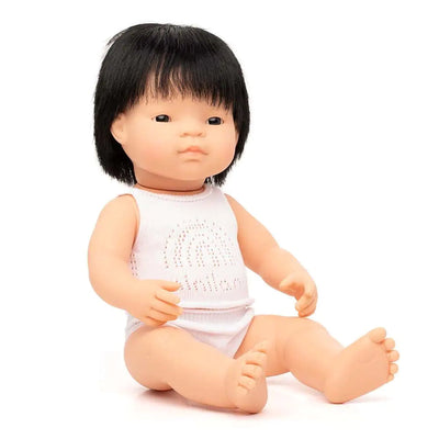 Baby Doll Asian Boy 15" by Miniland